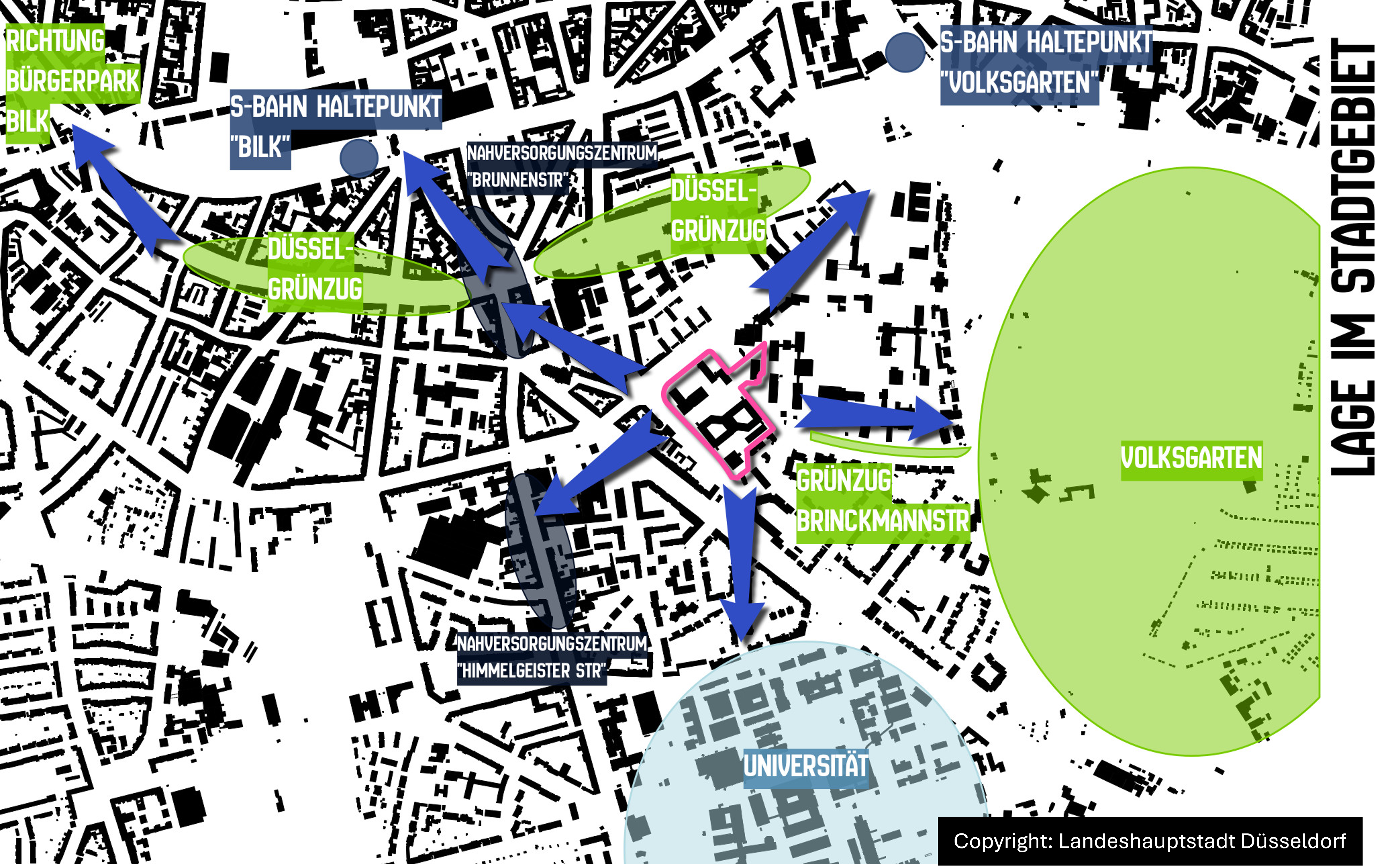 Stadträumliche Vielfalt